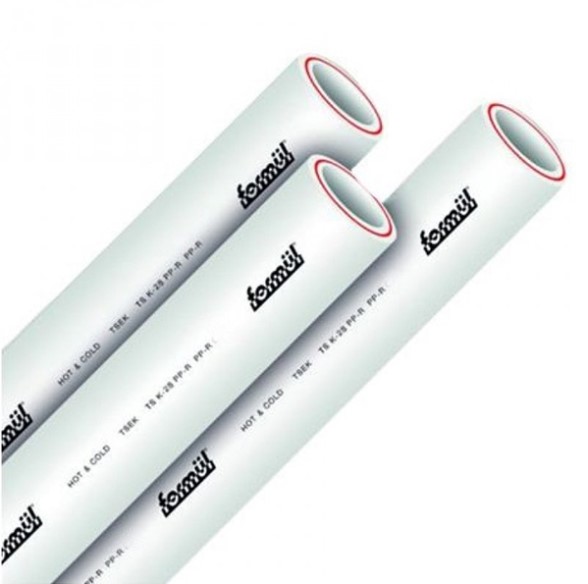 Труба поліпропіленова PPR Дn 25х3,5 скловолокно PN20 Formul